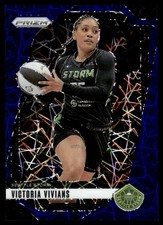 2024 Panini Prizm WNBA Blue Velocity Prizms #69 Victoria Vivians
