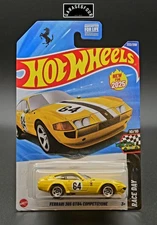 Hot Wheels / Ferrari 365 GTB4 Competizione 222/250 Yellow / 2026 A Case 