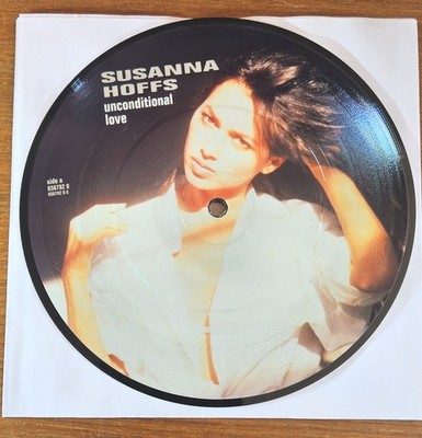 SUSANNA HOFFS (Bangles) ''Unconditional Love'' UK M- 90s 7'' Picture Disc COLUMBIA