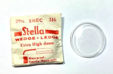 XHEC 29 3/4 EXTRA HIGH DOME ROUND PLASTIC WATCH CRYSTAL 31.6 mm