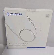 Syncwire 3.5Mm Nylon Braided Aux Cable 3.3Ft/1M,Hi-Fi Sound , Audio Auxiliary I