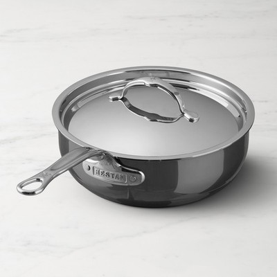 Hestan NanoBond  Titanium Stainless-Steel Essential Pan, 3 1/2-Qt., Ships Free f