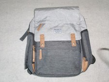 Eddie Bauer First Adventure Gray Diaper Bag Backpack Two tone grey