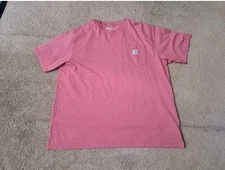 Carhartt T-Shirt Men's Loose Fit Tee Pocket Logo Short Sleeve Size XL *