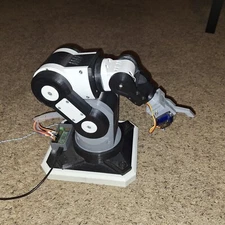 3D Printed Arduino Pololu Robot Arm with Servo Motors for DIY READ DESCRIPTION