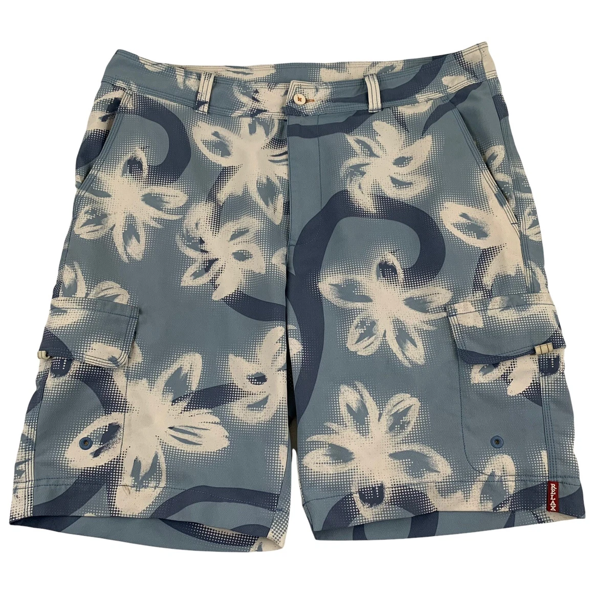Tommy Bahama Relax Board Shorts Men s Size 36 Blue Floral Swim eBay