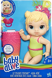 baby alive shimmer n splash mermaid blonde