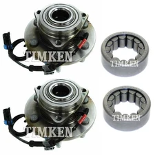 Front and Rear Wheel Bearings & Hubs Kit Timken For Escalade ESV Savana 1500 AWD