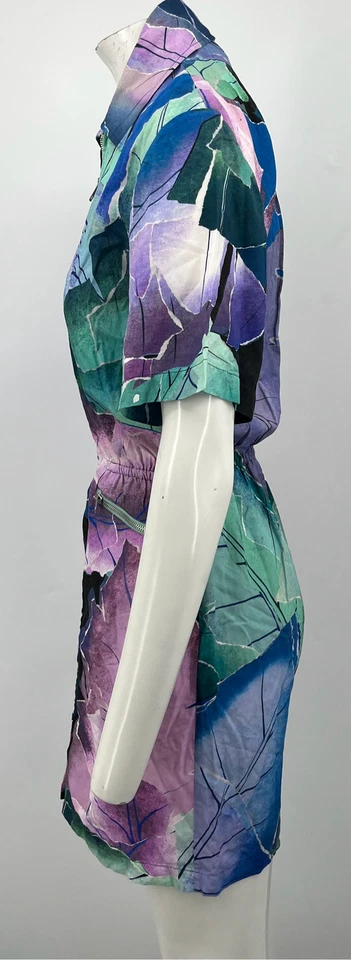 Mini Vestido Acne Studios 'Mardisa' Estampado Multicolor Cremallera Completa Talla 34 Foto 3 de 4