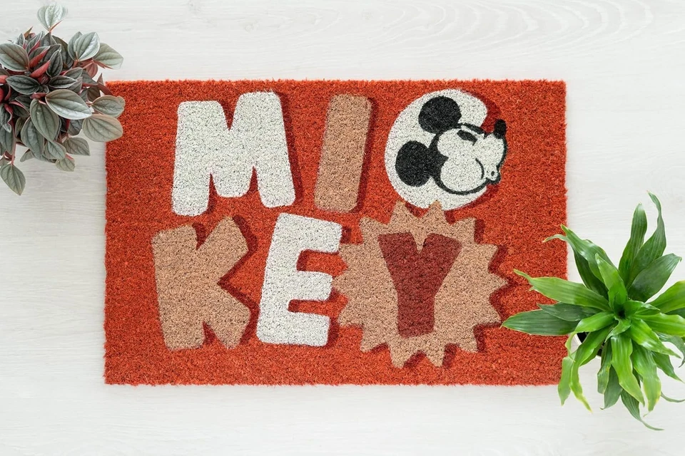 Mickey Mouse Tapis de Porte Grupo Erik Disney Écologique 40 x 60cm Intérieur Ou - Photo 2/4