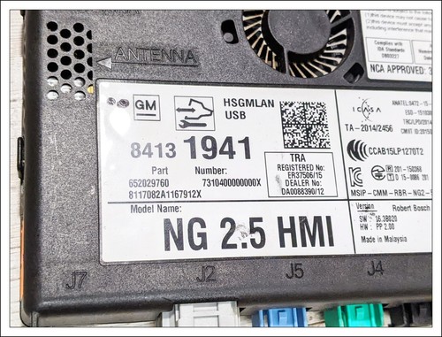 ✅ 2017 CADILLAC ATS HMI HUMAN MACHINE INTERFACE MODULE OEM 84131941 OEM - Picture 4 of 6