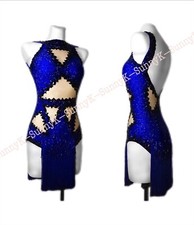 jz Handmade Women Samba Ballroom Swing Salsa Rumba Latin Dance Dress RHYTHM