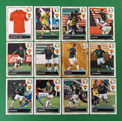 2021 EM Copa America - E38 BOLIVIA SOCCER TEAM Full Sticker Promo Marcelo Martin