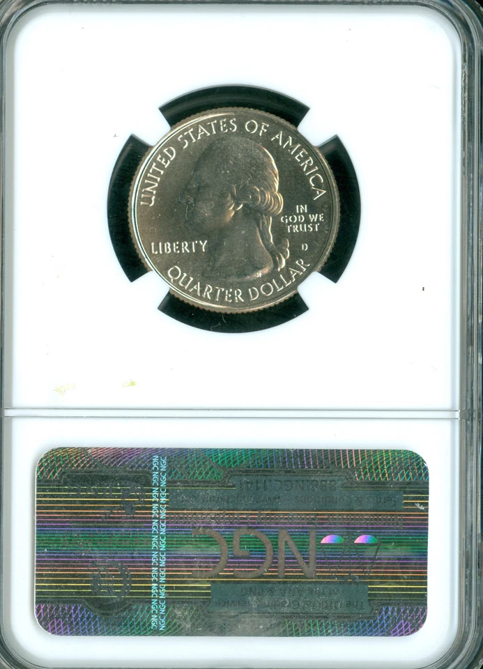 2014 D GREAT SMOKY MOUNTAINS QUARTER NGC MS67 PQ  . - Image 2 of 2