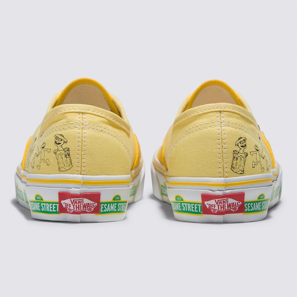 New Vans X Sesame Street Authentic Yellow/White Sneakers New Vans X Sesame Street Authentic Yellow/White Sneakers