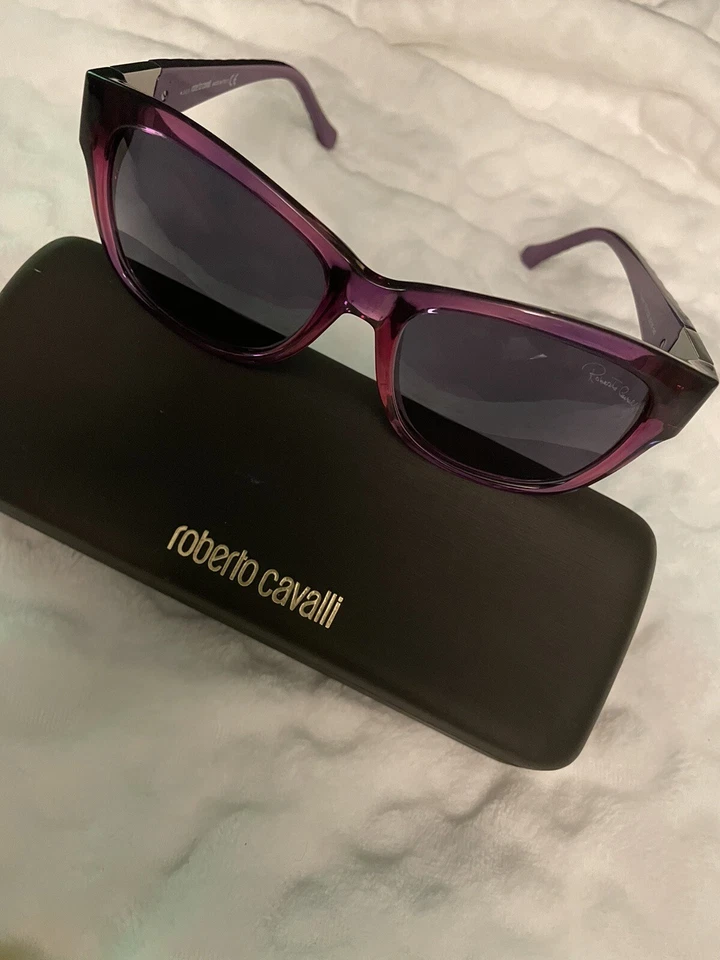 Gafas de sol Roberto Cavalli Acamar para mujer mate violeta ojo de gato - RC785S 82B Foto 2 de 4