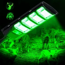 Hog Lights for Night Hunting - 10000LM Green Hog Hunting Lights with Remote Cont