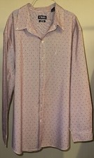 Chaps Men’s Long Sleeve Button Up Dress Shirt Size 3XB !
