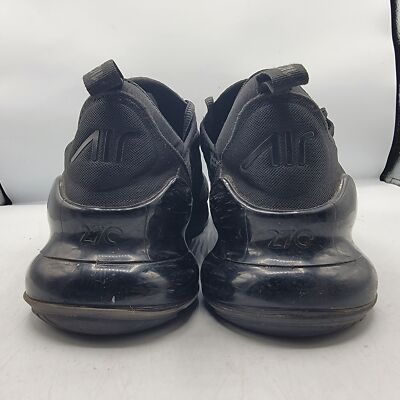 Nike Air Max 270 Mens 10.5 Triple Black Athletic Shoes  display picture 1