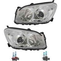 Scheinwerfer Set Rechts & Links H11/HB3 FüR Toyota RAV 4 III _A3_ Inkl. Lampen