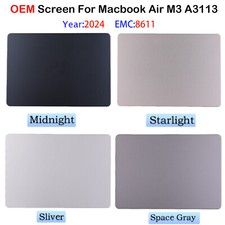 OEM For Macbook Air A3113 13in M3 LCD Display Screen Replacement Gray Sliver