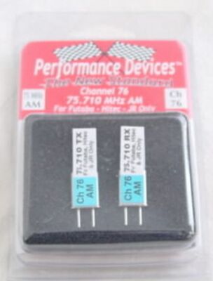 JR/Futaba/Hitec 75Mhz AM Channel 76 Tranmsitter/Receiver Crystals Set 75.710Mhz
