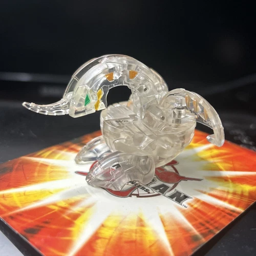 Bakugan Translucent Dragonoid  Clear Pyrus B1 980G EXTREMELY RARE!!!