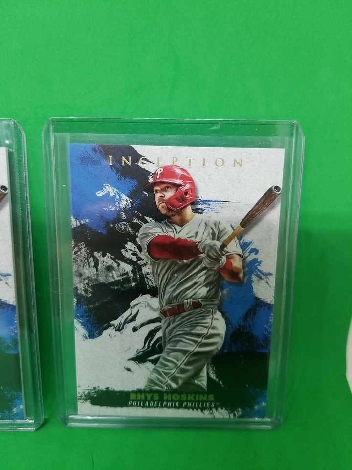 RHYS HOSKINS #71 Philadelphia Phillies Base 2021 Topps Inception Baseball 2 lot - Image 3 of 4