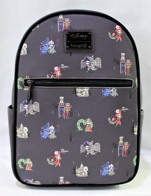 Loungefly Disney Villains Chibi Mini Backpack Evil Lairs Bag  display picture 3