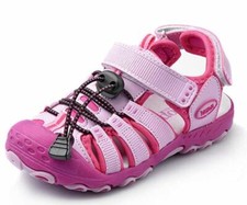 Nova Utopia Toddler Little Girls Summer Sandal Sneakers Fuchsia Pink Size 9