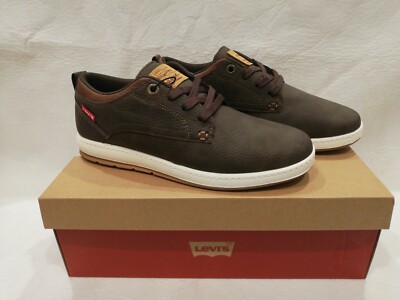 Levi's Strauss Size 8 Mens Marvin WX Brown Tan Leather Casual Lace-up Sneaker