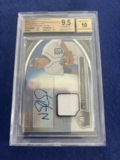 2013 Bowman Platinum Nick Castellanos Blue Refractor Auto 65/199 BGS 9.5 Gem