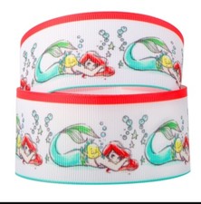 7/8 INCH 22mm GROSGRAIN RIBBON Hair Bow Supplies Mermaid Princess 1173136