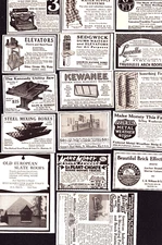 1927 Lot of 32 Small Ads - Tools Hardware Construction - Vtg Print Ads READ