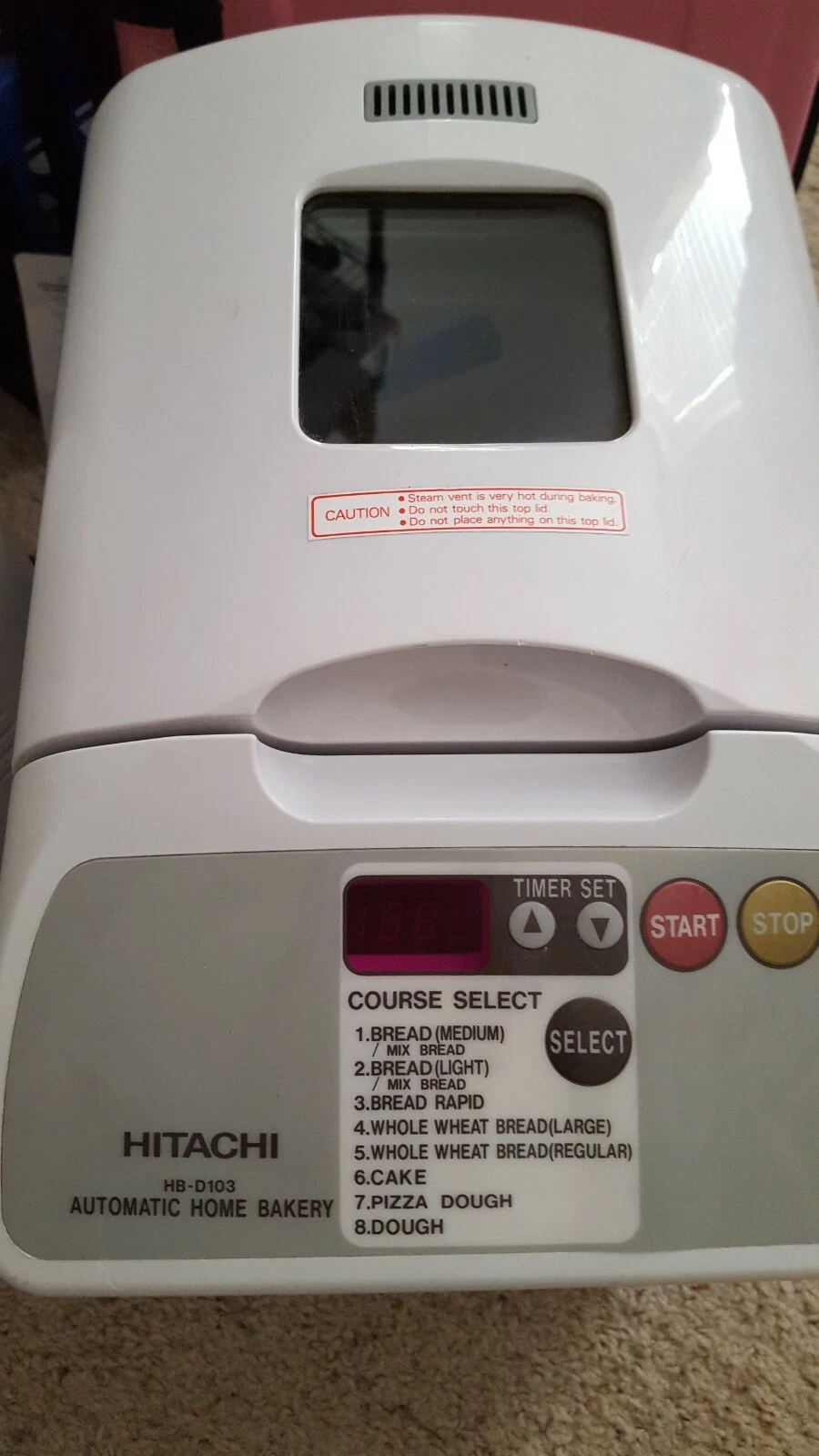 Hitachi Home Bakery Bread Maker Machine HB-D103 Automatic