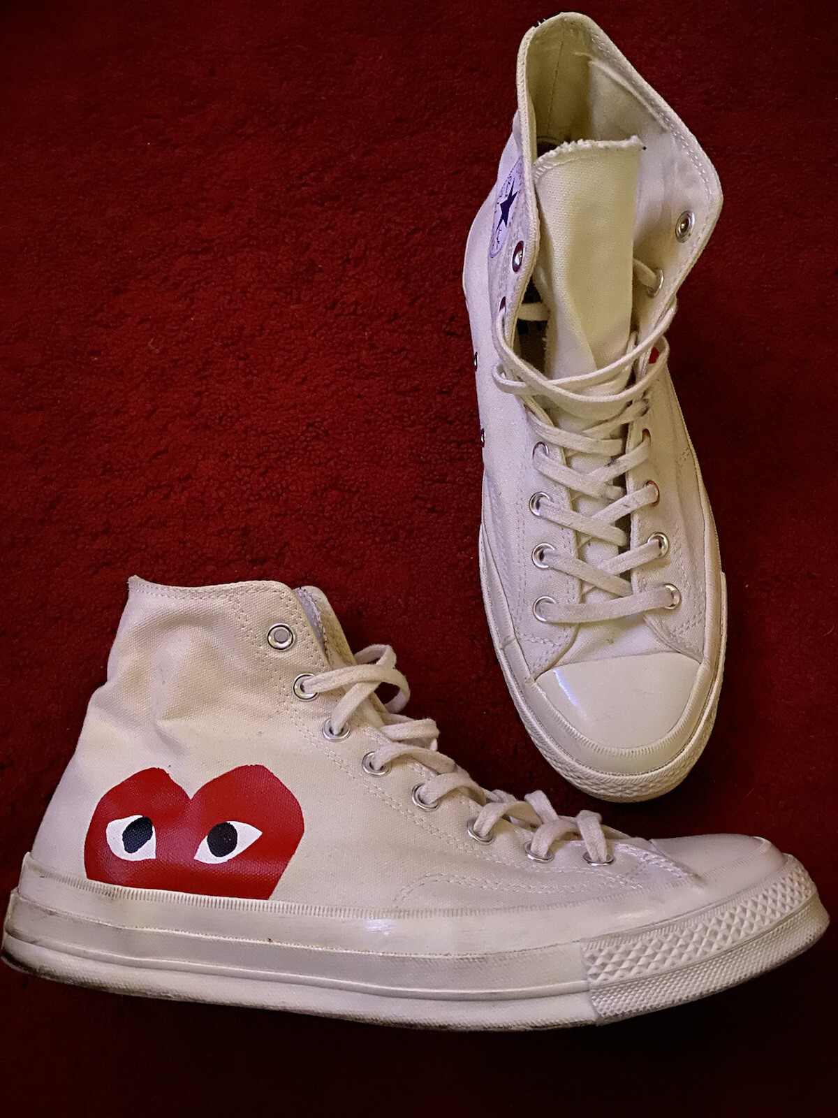 comme des garcons converse size 13