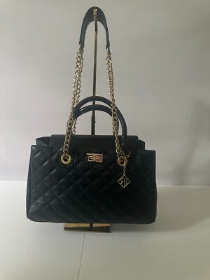 Isabella Rhea Italian Leather Chain Strap Satchel bag
