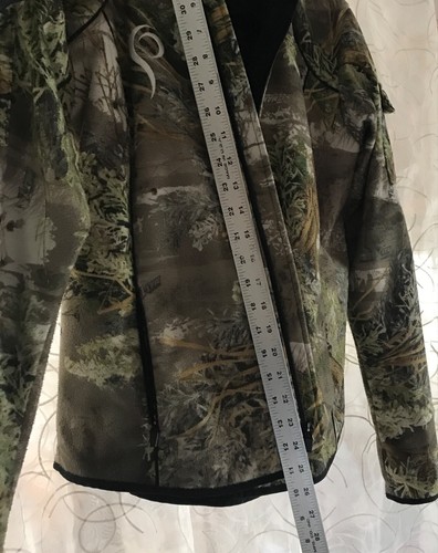 PR Prois Hunting Jacket brushed fleece camo Hooded women or unisex Small - Picture 20 of 21