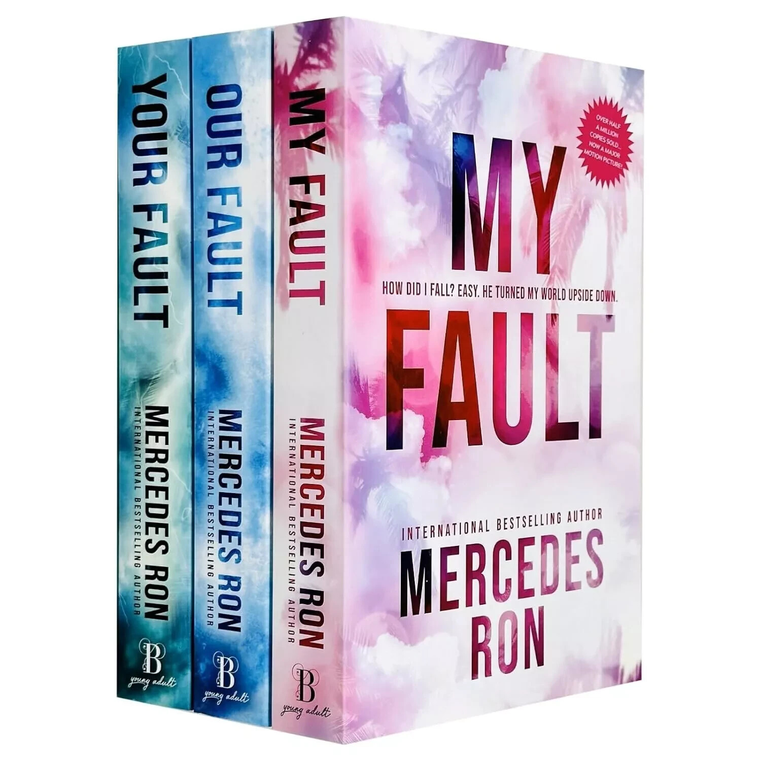 Mercedes Ron Culpable Series 3 Books Collection Set  My Fault,Your Fault,Our Fau