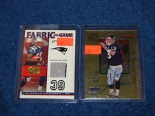 LAURENCE MARONEY PATRIOTS 2007 LEAF CERTIFIED FABRIC OF THE GAME PRIME 04/25