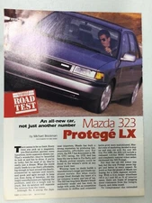 MISC1902 Vintage Article Road Test 1990 Mazda 323 Protege LX Dec 1989 3 page