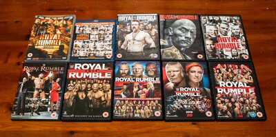 10x WWE Royal Rumble DVD / Blu Ray bundle - UK PAL | eBay UK