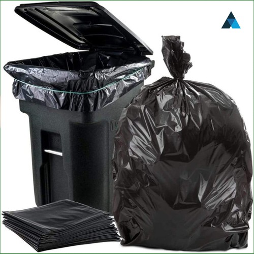 EXTRA STRONG BLACK HEAVY DUTY BIN LINERS BAGS RUBBISH WASTE REFUSE SACKS 200G UK - Picture 6 of 9