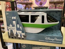 2025 Disney Parks Green Monorail Pez Candy Dispenser Display Plastic New 💥