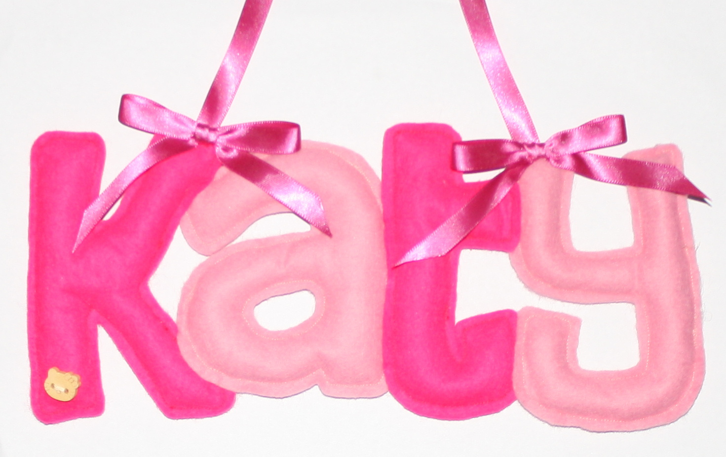 Personalised Baby Name Nursery boy girl christening wall fabric letters