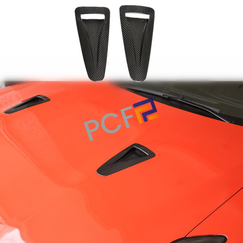 For 2008-2017 Nissan GT-R R35 Carbon Front Engine Hood Air Flow Vent ...