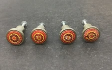 4 1960s ERA Industries ACKERMAN Mosaic Drawer PULLS Mid Century Modern Hardware