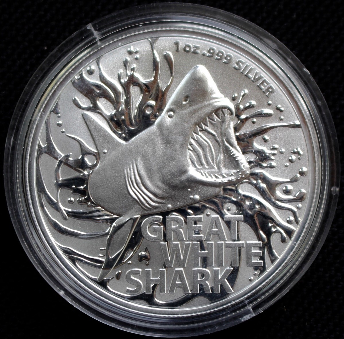 2021 AUSTRALIA'S MOST DANGEROUS $1 PURE SILVER 1 Oz. COIN - GREAT