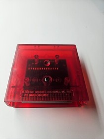 Vectrex - Hexed! - Game in Translucent Red + Original Case by FURY