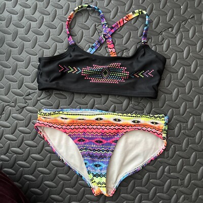 Wonder Nation Girls Party Bikini Swimsuit XS(4-5)